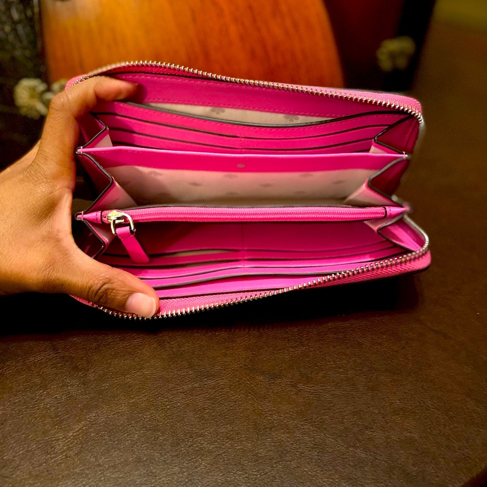 Kate Spade Peony Pink Wallet - Picture 3 of 5